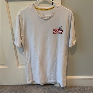 Curry Under Armour White 'That's a Dub!' Men's T-Shirt